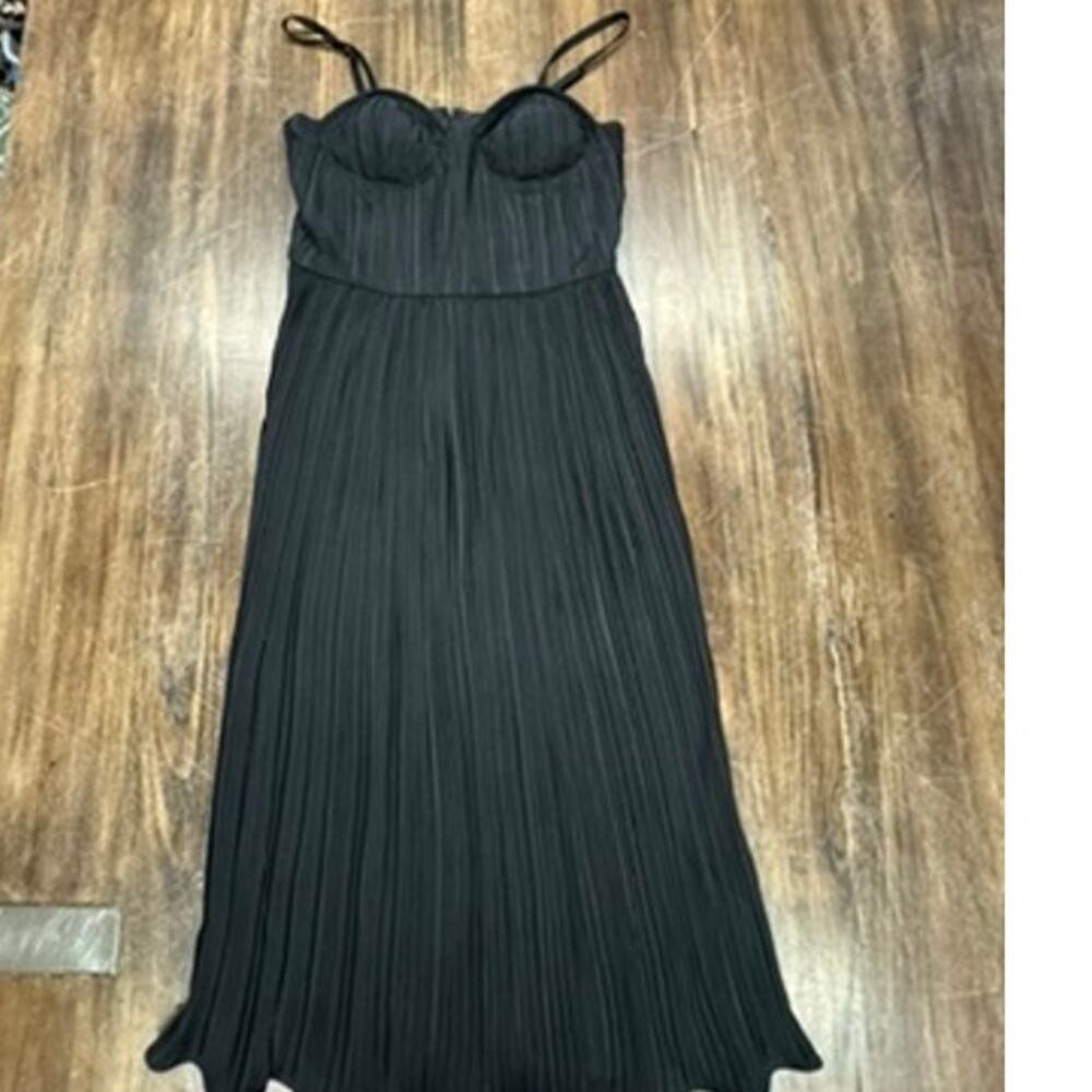 NWT!! DKNY, Baby Doll, Black Dress, Goth, Witchy, Crinkled, MSRP 134.00,Size 8